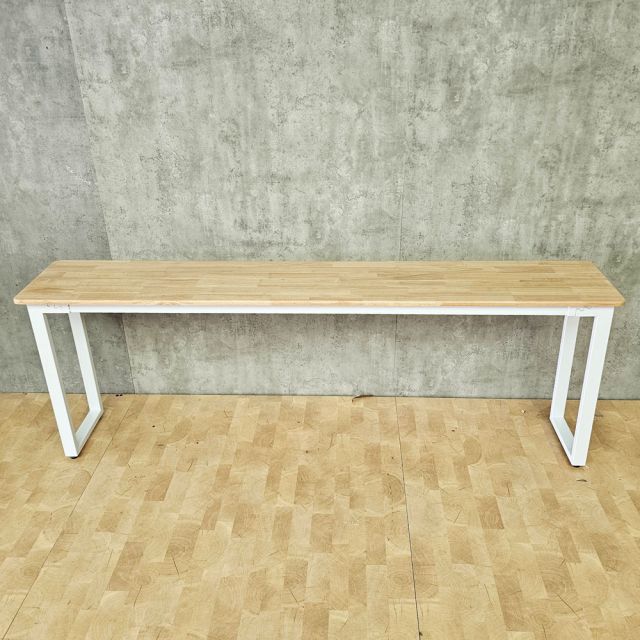 Bàn làm việc 210x35cm gỗ cao su HBRT140