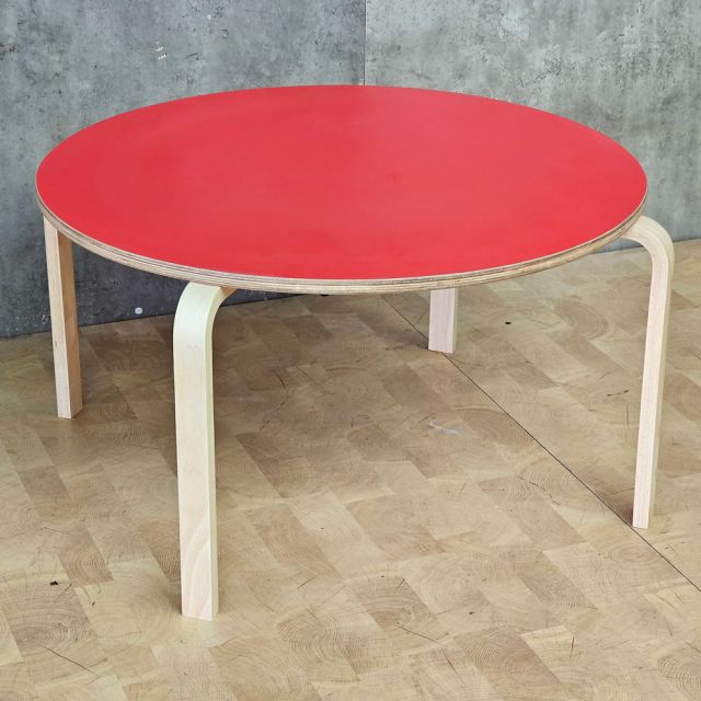 Bàn mầm non tròn 80cm gỗ plywood KGD047