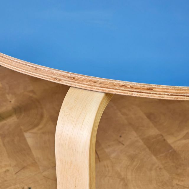 Bàn mầm non tròn 80cm gỗ plywood KGD047