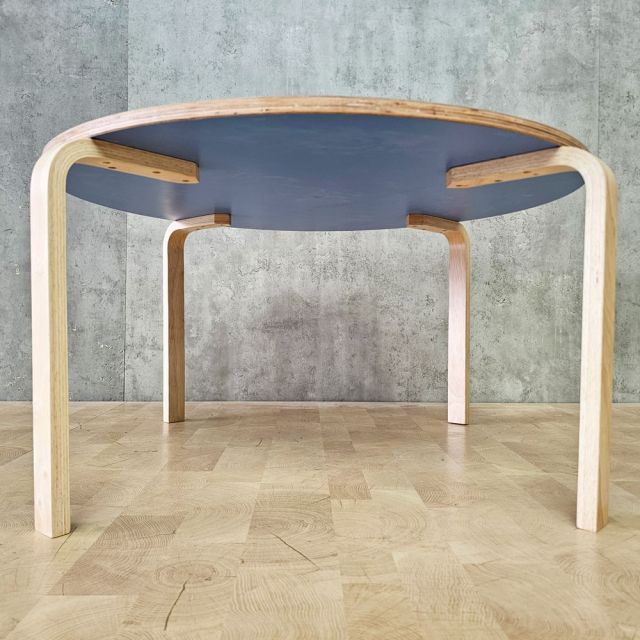 Bàn mầm non tròn 80cm gỗ plywood KGD047