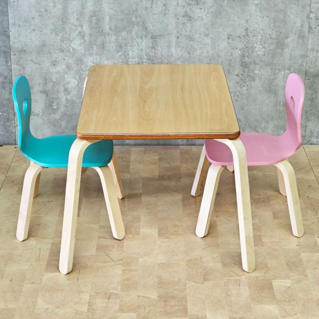 Bộ bàn ghế mầm non gỗ plywood KGD053