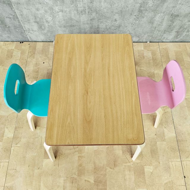 Bộ bàn ghế mầm non gỗ plywood KGD053
