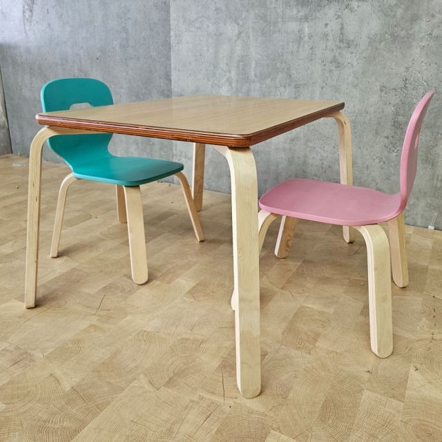 Bộ bàn ghế mầm non gỗ plywood KGD053