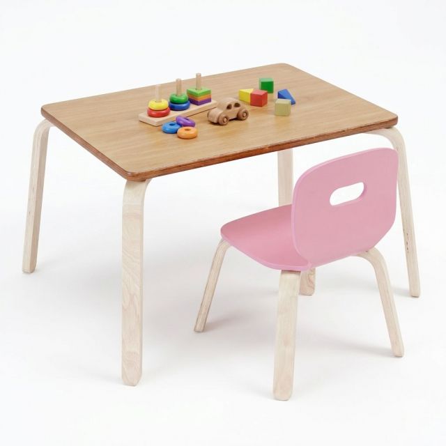 Bộ bàn ghế mầm non gỗ plywood KGD055