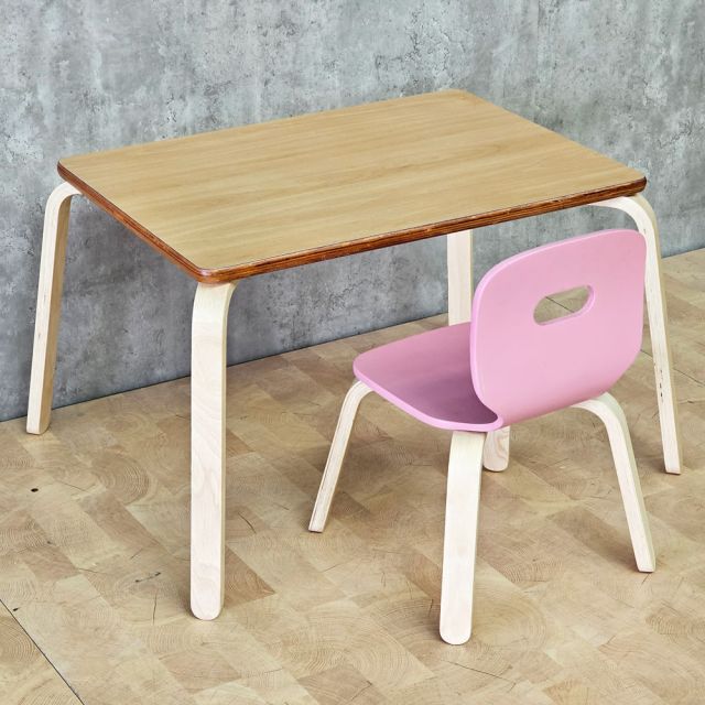 Bộ bàn ghế mầm non gỗ plywood KGD055