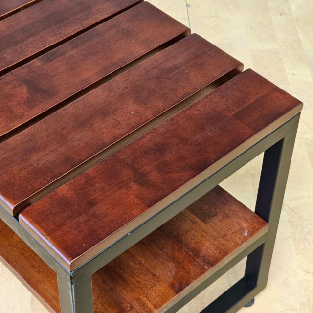 Ghế băng dài 200x40x45cm gỗ cao su GBD078