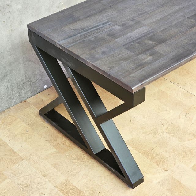 Ghế băng dài 150x52x42cm gỗ cao su chân chữ X GBD077