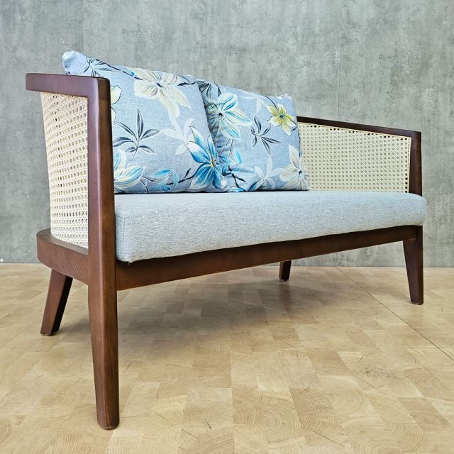 Ghế sofa đôi Harvey bọc vải gỗ Ash SFB68104
