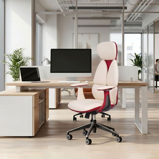 Ghế giám đốc bọc da bò nhập khẩu GAK997