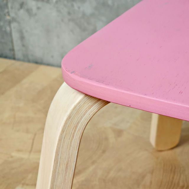 Ghế mầm non uốn cong gỗ plywood GTE011
