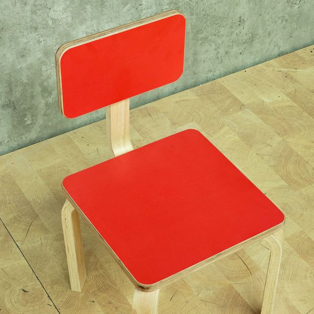 Ghế mầm non gỗ plywood GTE012