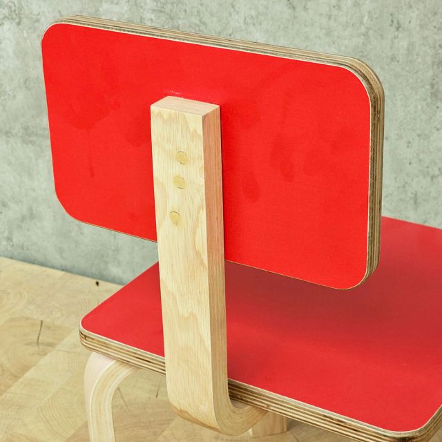 Ghế mầm non gỗ plywood GTE012