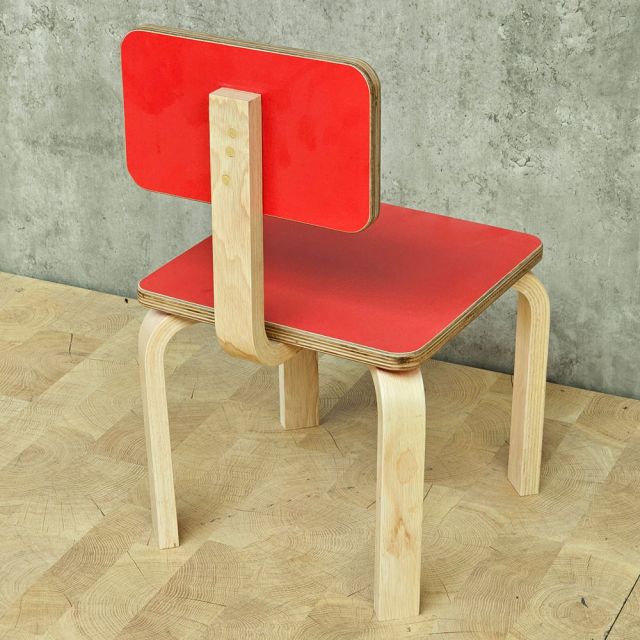 Ghế mầm non gỗ plywood GTE012