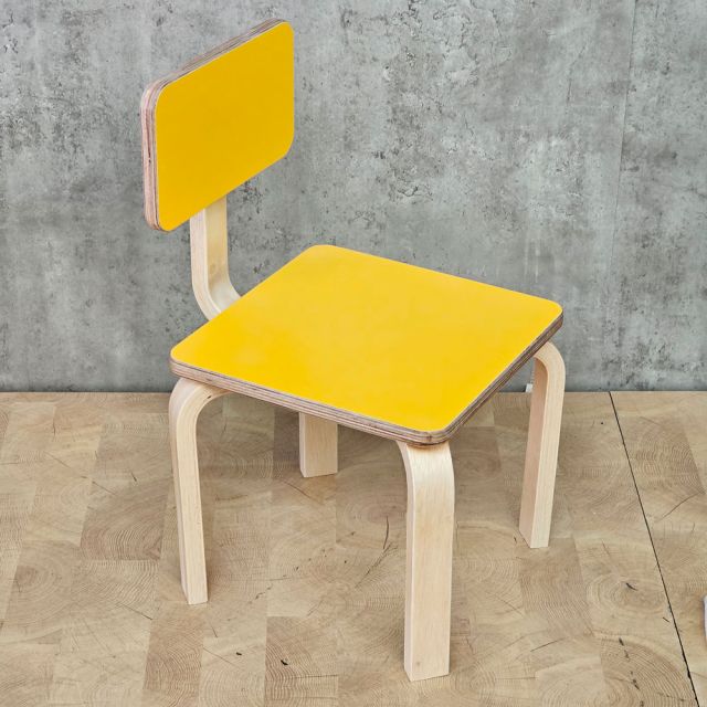 Ghế mầm non gỗ plywood GTE012