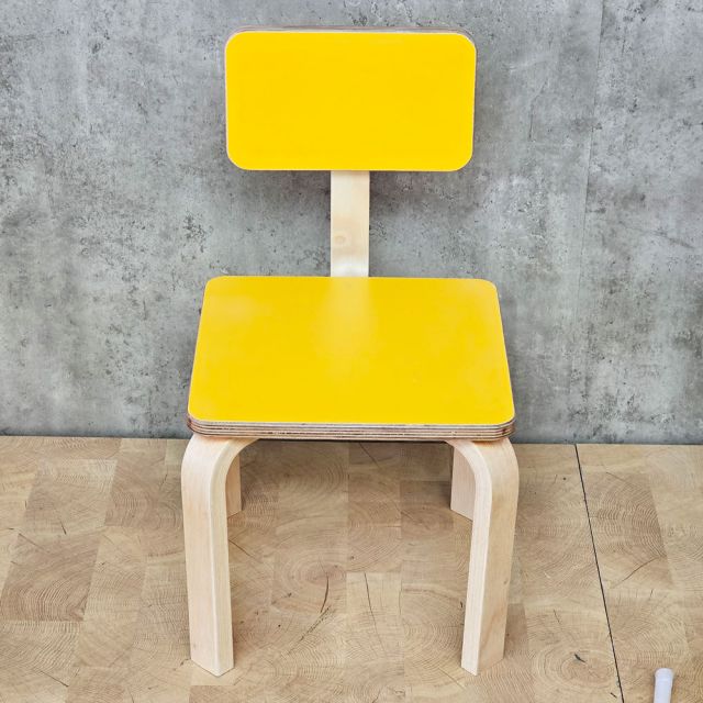 Ghế mầm non gỗ plywood GTE012