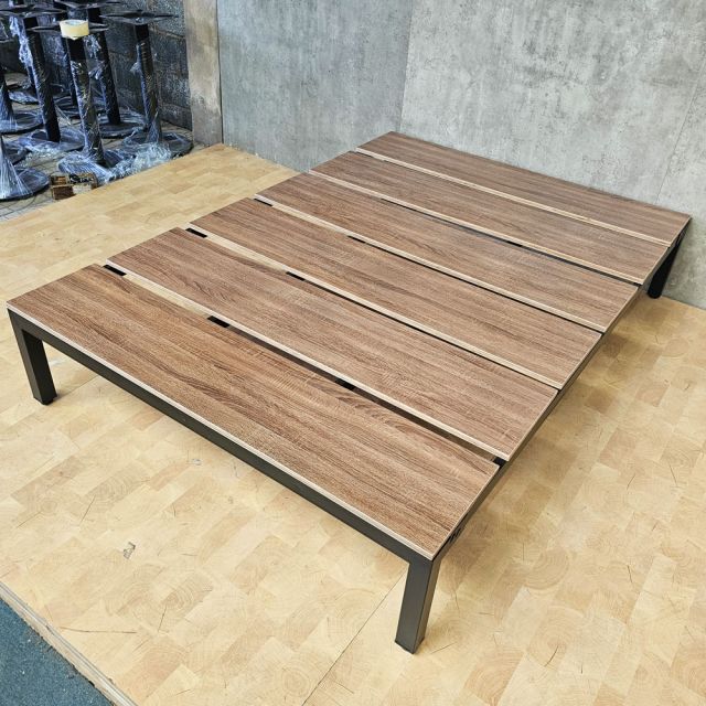 Giường ngủ lắp ráp 140x200x34cm gỗ plywood GN68074