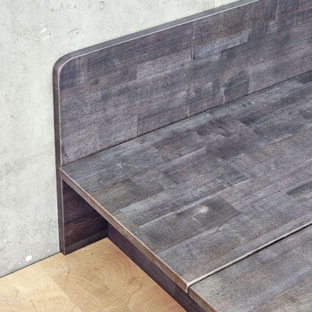 Giường ngủ 150x180cm gỗ cao su GN68075