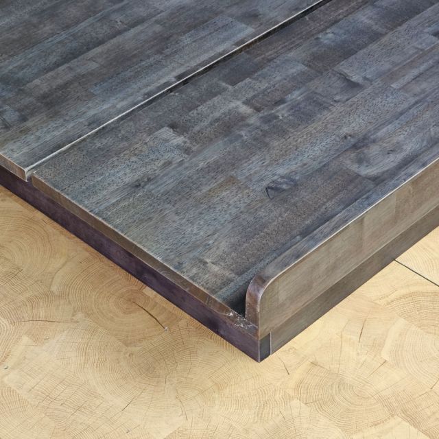 Giường ngủ 150x180cm gỗ cao su GN68075