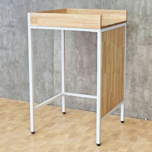 Kệ máy giặt 72x70x115cm gỗ cao su KMG68034