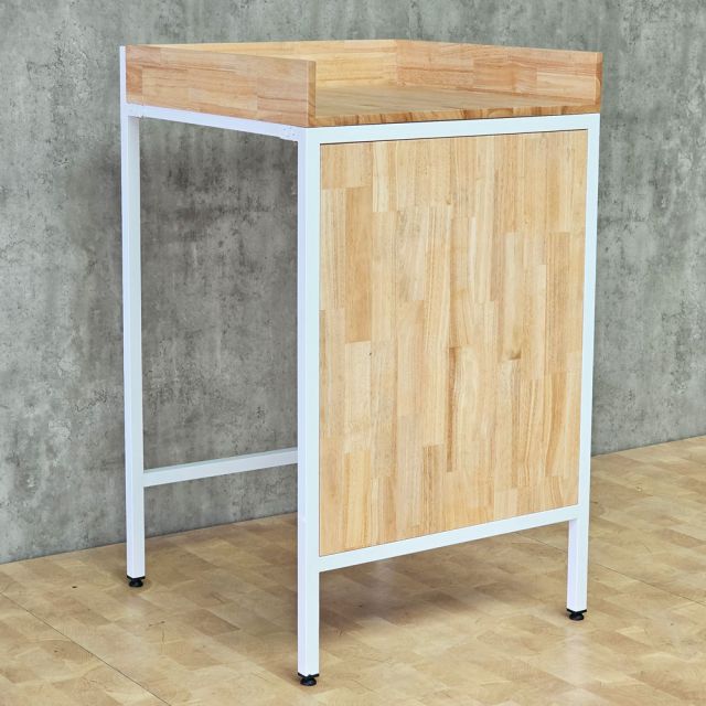 Kệ máy giặt 72x70x115cm gỗ cao su KMG68034