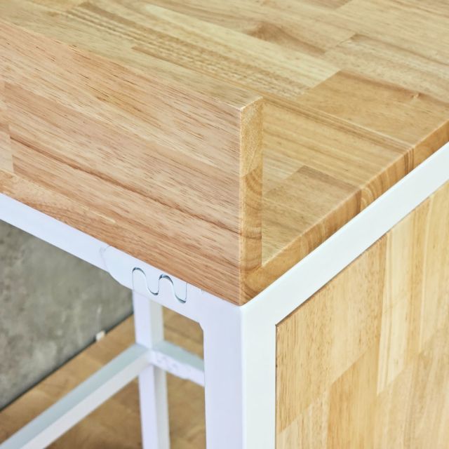 Kệ máy giặt 72x70x115cm gỗ cao su KMG68034