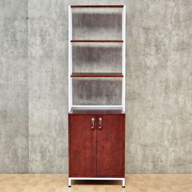 Kệ trang trí có tủ 56x40x180cm gỗ cao su KTT68083