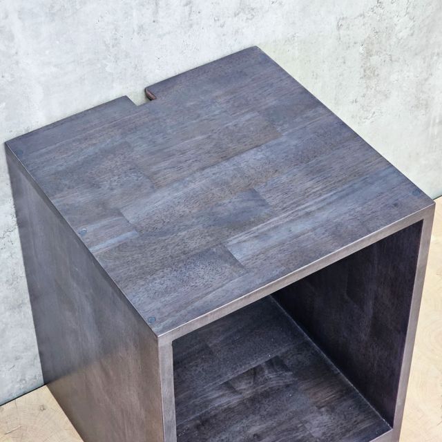 Tab đầu giường 40x40x50cm gỗ cao su TDG68076