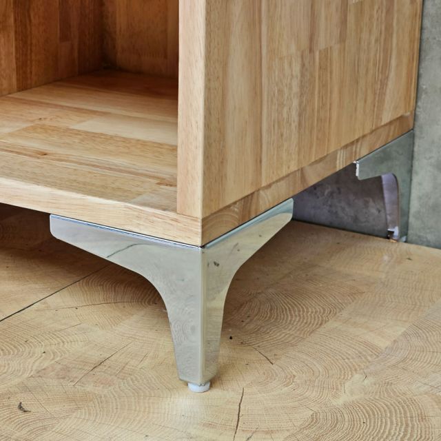 Tủ kệ để giày 110x35x180cm gỗ cao su KG68126