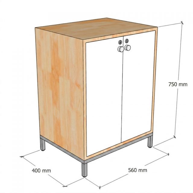 Kệ tủ trang trí 56x40x180cm gỗ cao su KTT68083