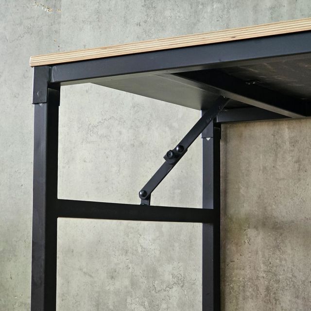 Bàn làm việc gấp gọn 120x60cm gỗ cao su SPD68261