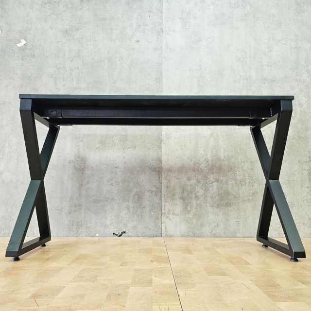 Bàn console 120x40x70cm chân chữ X gỗ cao su TT68375
