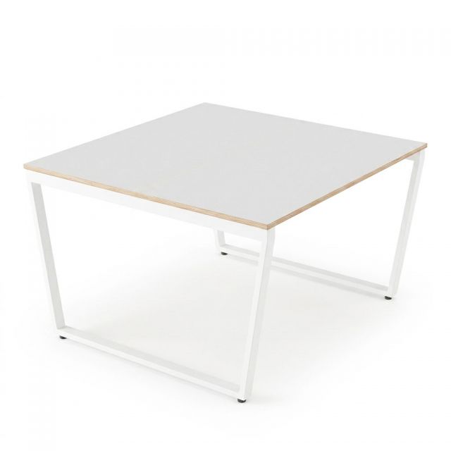 Bàn cụm 2 người 120x120cm gỗ plywood màu HBTC054