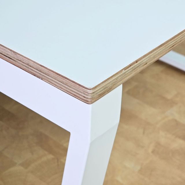 Bàn cụm 2 người 120x120cm gỗ plywood màu HBTC054