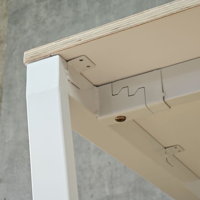 Bàn cụm 2 người 120x120cm gỗ plywood màu HBTC054