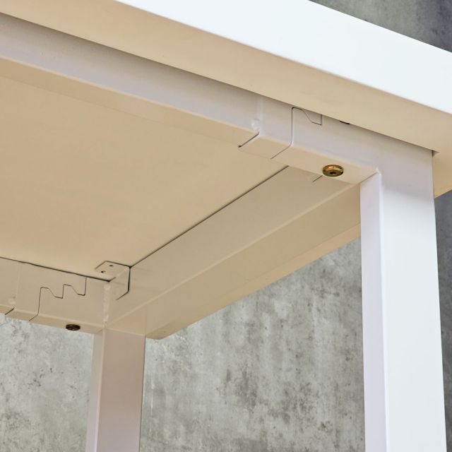 Bàn làm việc 140x60cm gỗ tràm ghép viền dày 50mm HBRT143