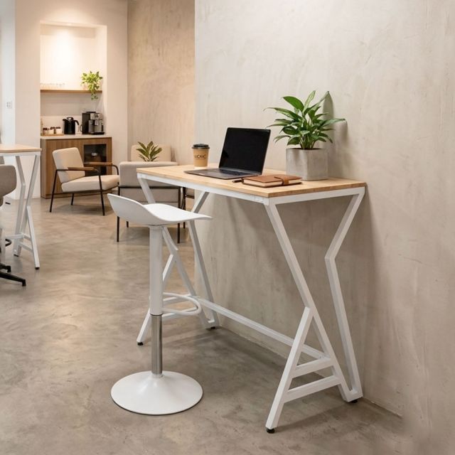 Bàn làm việc đứng 100x60x105cm gỗ cao su STD68051