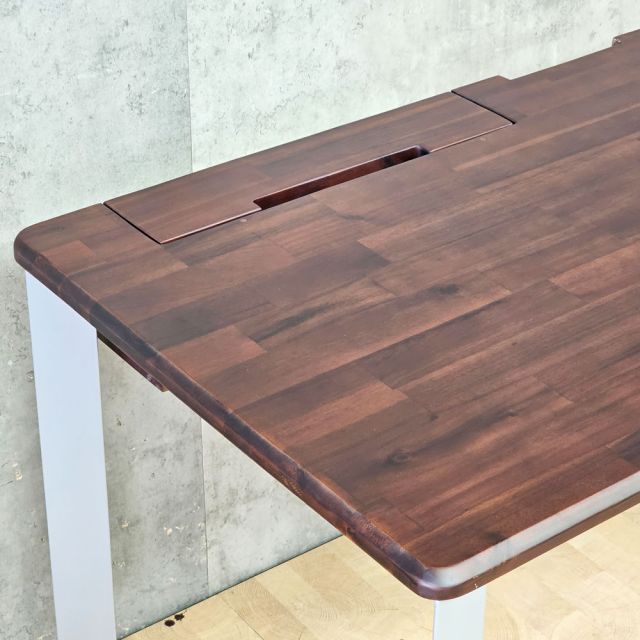 Bàn có tủ treo 160x70cm gỗ tự nhiên HBTA027