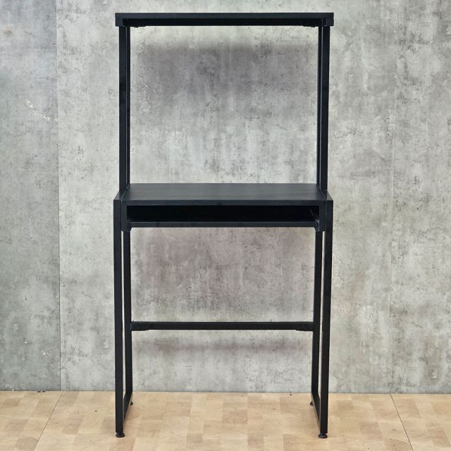Bàn máy tính liền kệ 70x40x140cm gỗ cao su CD68052