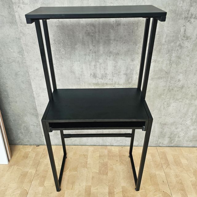 Bàn máy tính liền kệ 70x40x140cm gỗ cao su CD68052