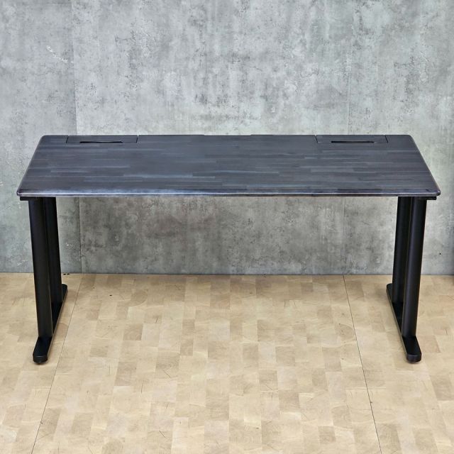 Bàn làm việc có hộp điện 160x70x75cm gỗ tràm hệ TIO HBTO054