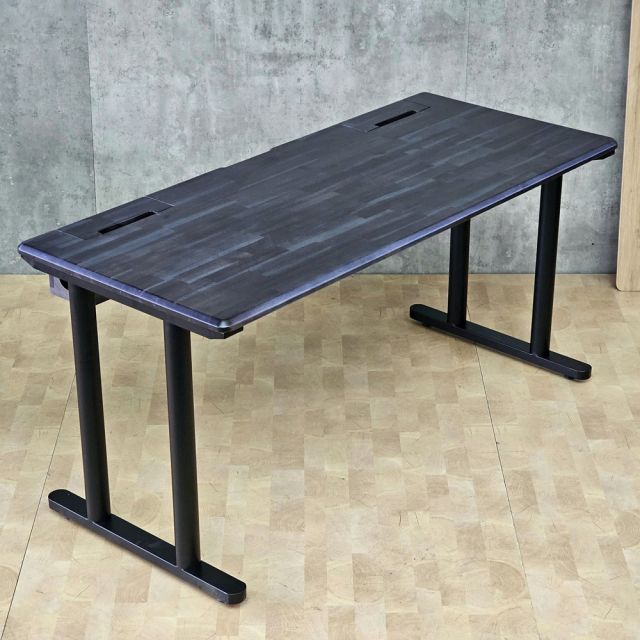 Bàn làm việc có hộp điện 160x70x75cm gỗ tràm hệ TIO HBTO054