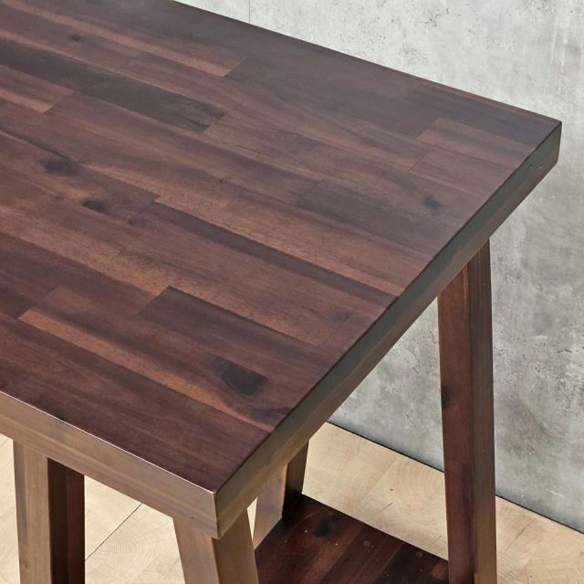 Bàn làm việc 140x60cm gỗ tràm kết hợp kệ để CPU BD68176