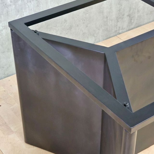 Chân sắt cho bàn ăn 160x80cm sơn tĩnh điện CHB68121