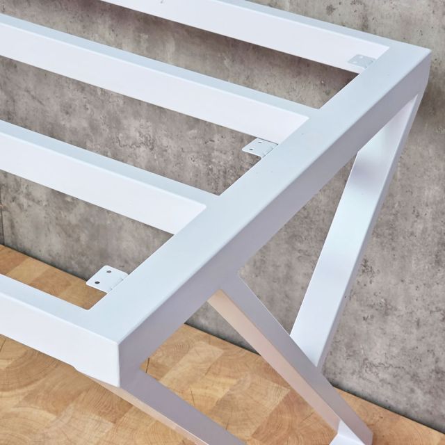Chân bàn sắt 140x70cm sơn tĩnh điện CHB68122