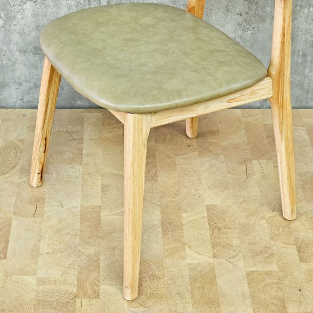 Ghế SECCO gỗ cao su lưng lưới mắt cáo GCF217