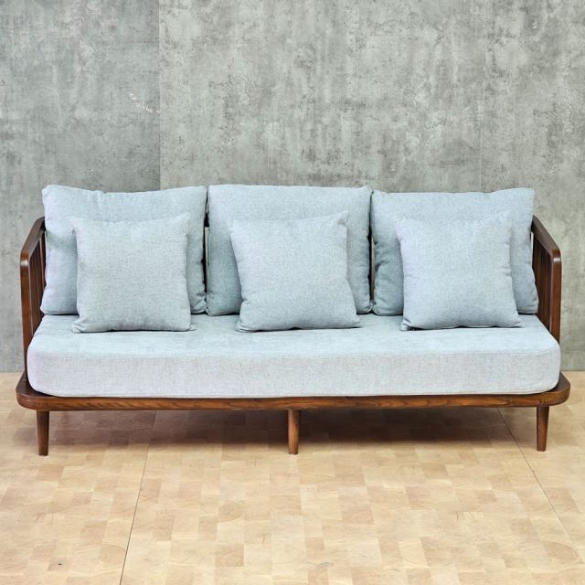 Ghế sofa băng Fly II 180x70x85cm khung gỗ Ash nệm vải SFB68121