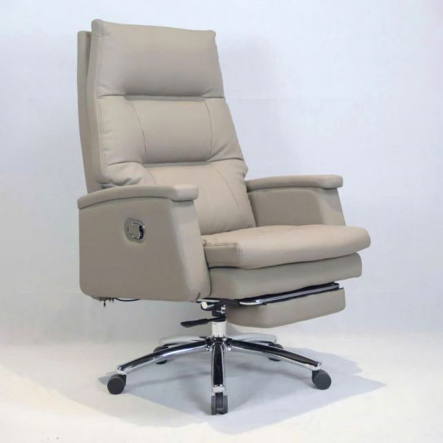 Ghế giám đốc bọc da có gác chân thư giãn MF926A