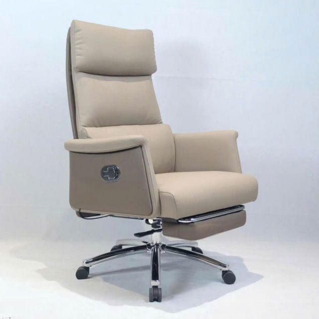 Ghế giám đốc bọc da có gác chân thư giãn MF929A