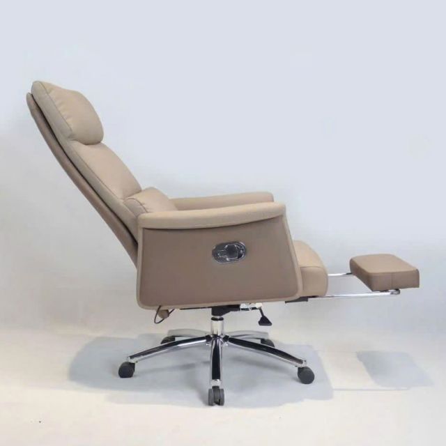Ghế giám đốc bọc da có gác chân thư giãn MF929A