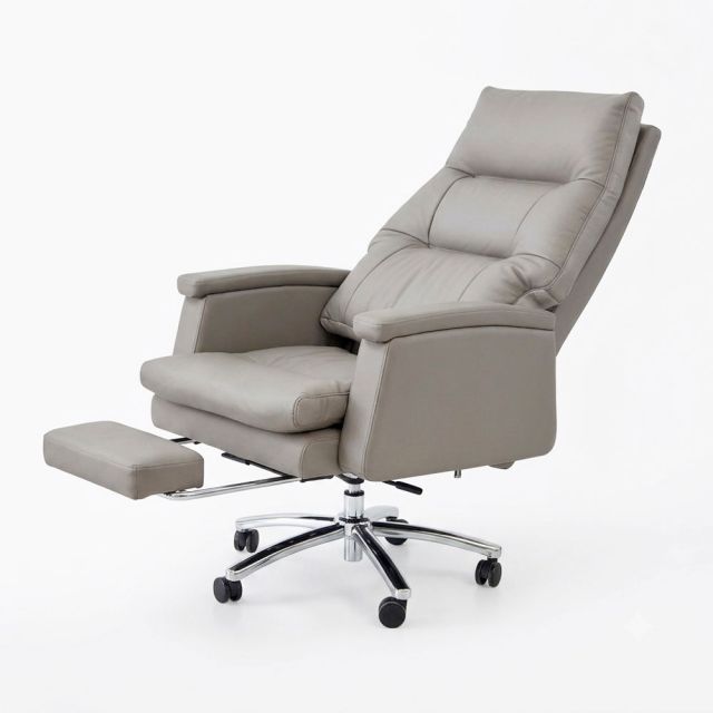 Ghế giám đốc bọc da có gác chân thư giãn MF926A